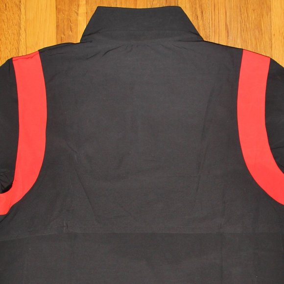 Nike Ohio State Buckeyes 1/4 Zip Football Coaches Jacket Mens L Black - Picture 5 of 6